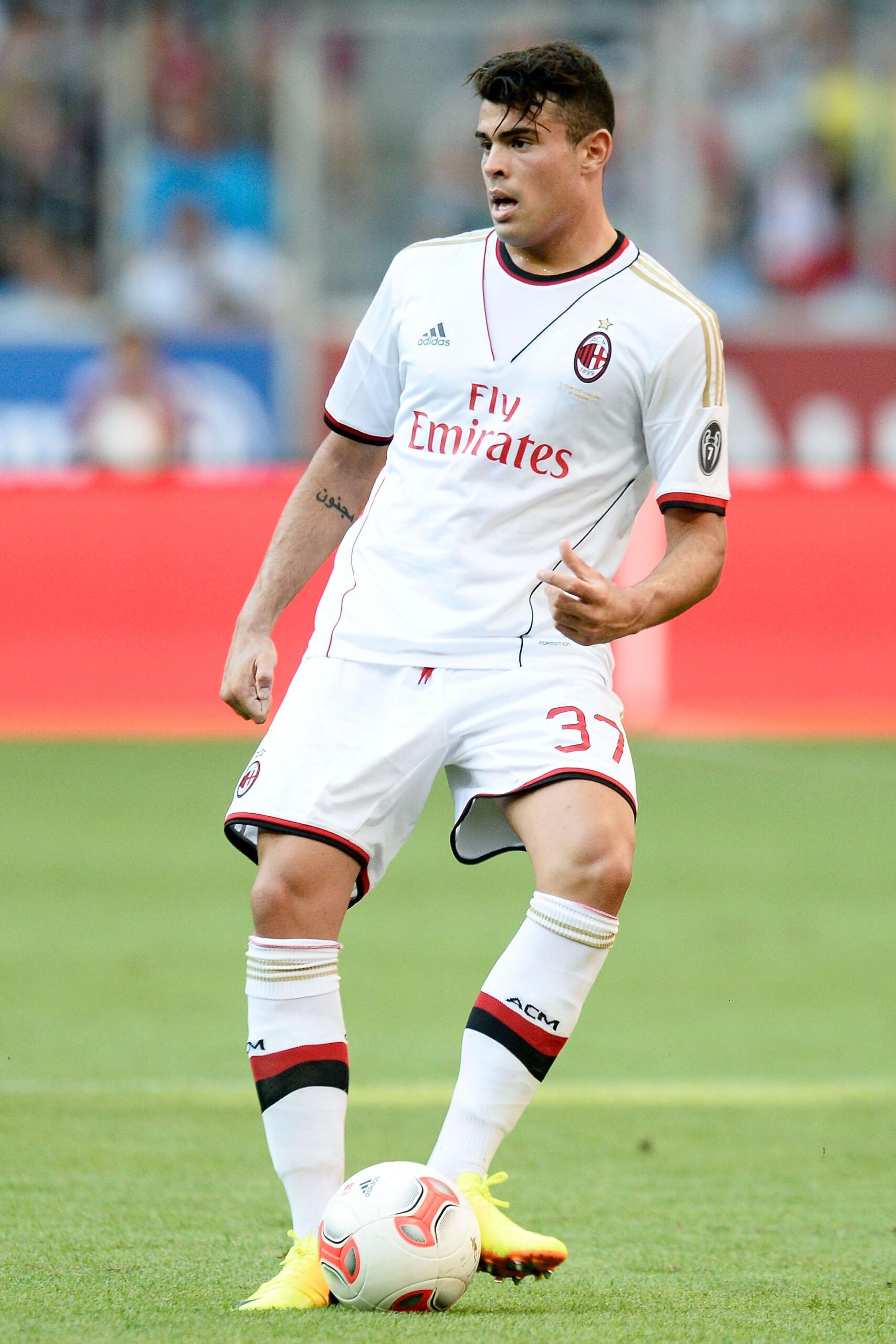 Petagna Andrea Milan maglia bianca 2013 azione ifa scaled
